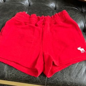 Abercrombie red shorts